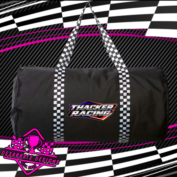 Mason Demott Checkered Flag Duffle Bag