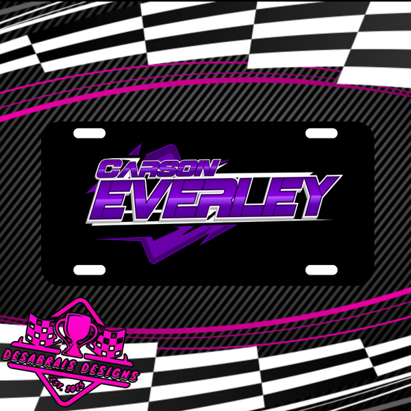 Carson Everley License Plate