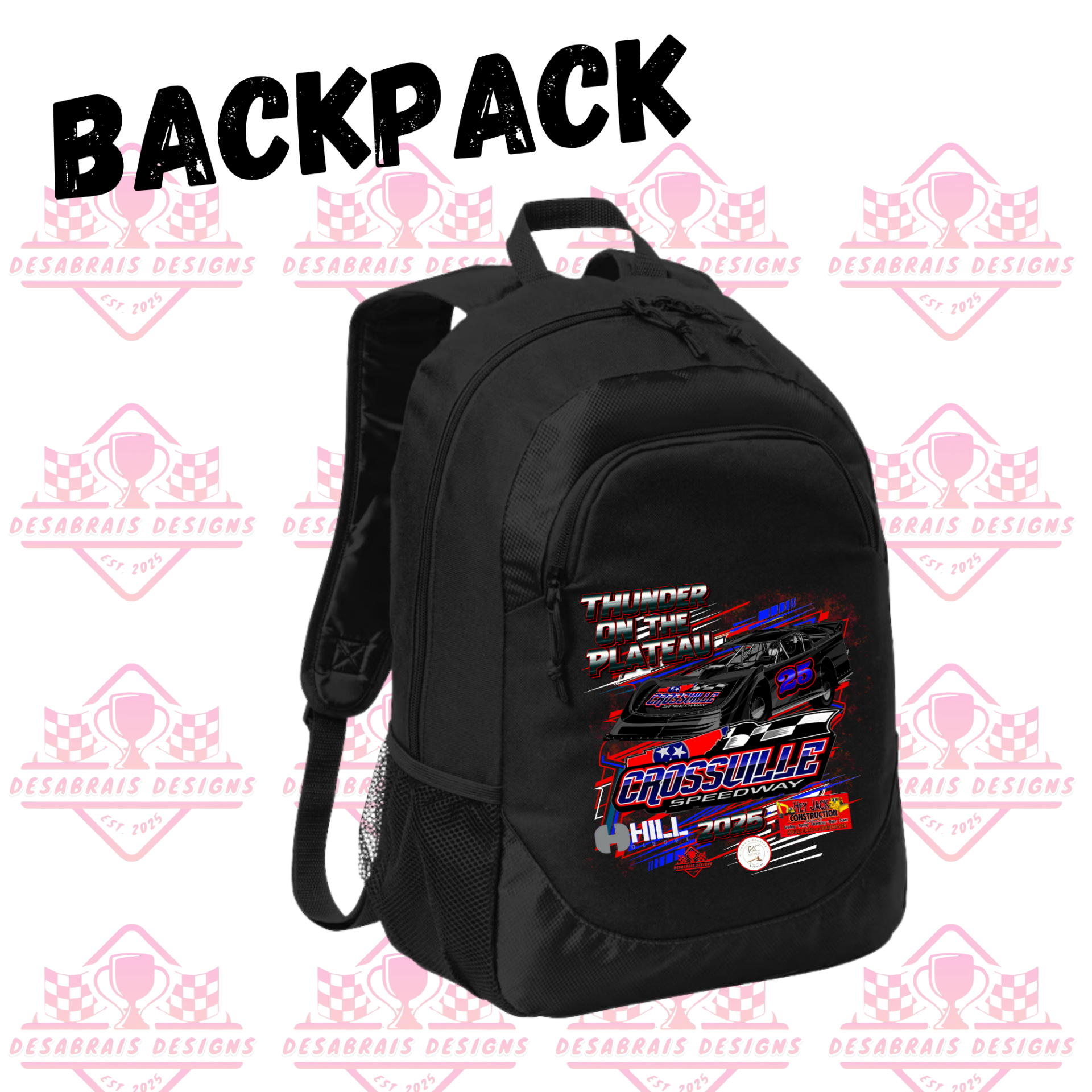 Crossville Speedway Backpack