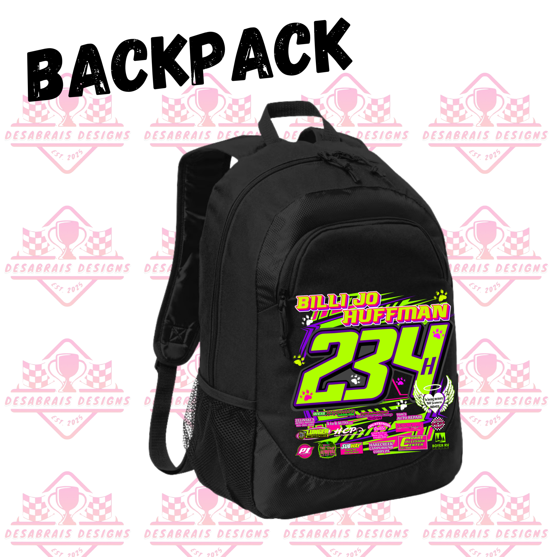 Billi Jo Huffman Backpack