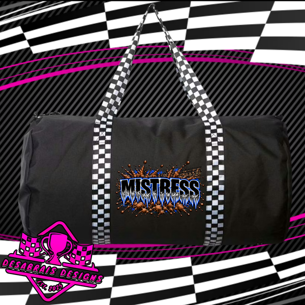 Mistress Checkered Flag Duffle Bag