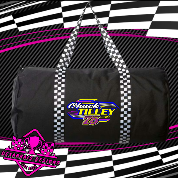 Chuck Tilley Checkered Flag Duffle Bag