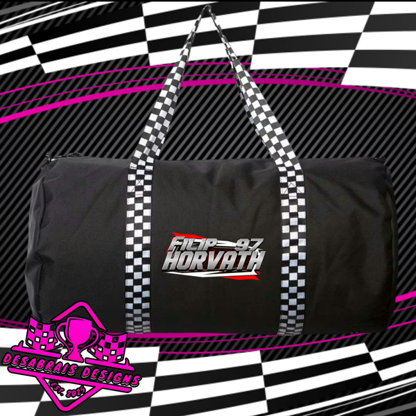 Filip Horvath Checkered Flag Duffle Bag