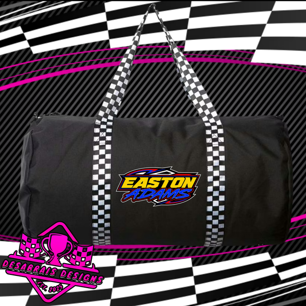 Easton Adams Checkered Flag Duffle Bag