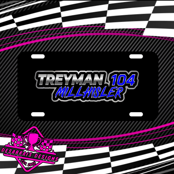 Treyman Millhisler License Plate