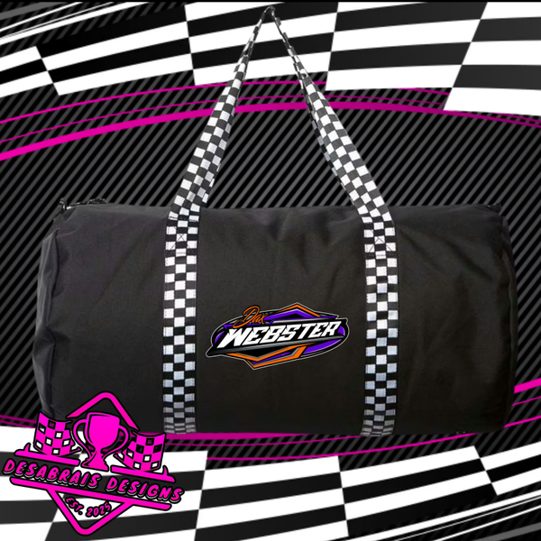 Dax Webster Checkered Flag Duffle Bag