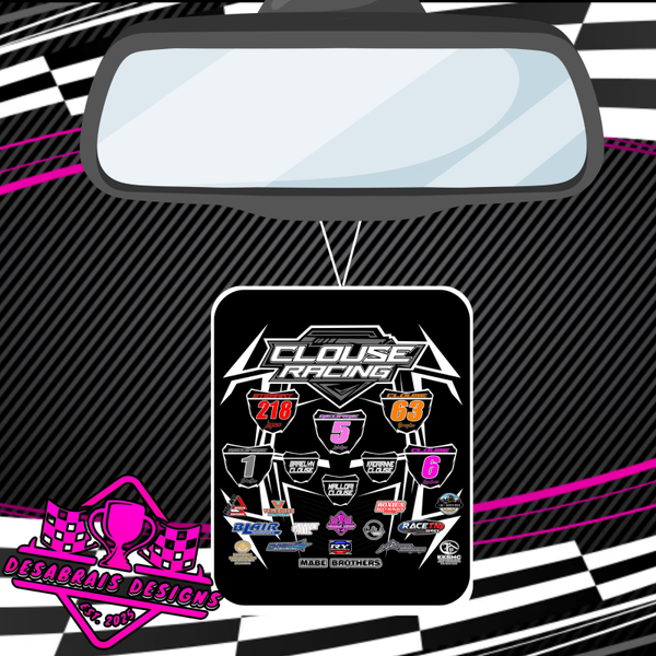 Clouse Racing Car Freshener