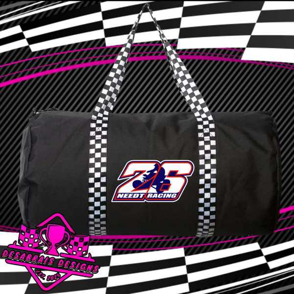 NEEDT Marvin Troyer Checkered Flag Duffle Bag