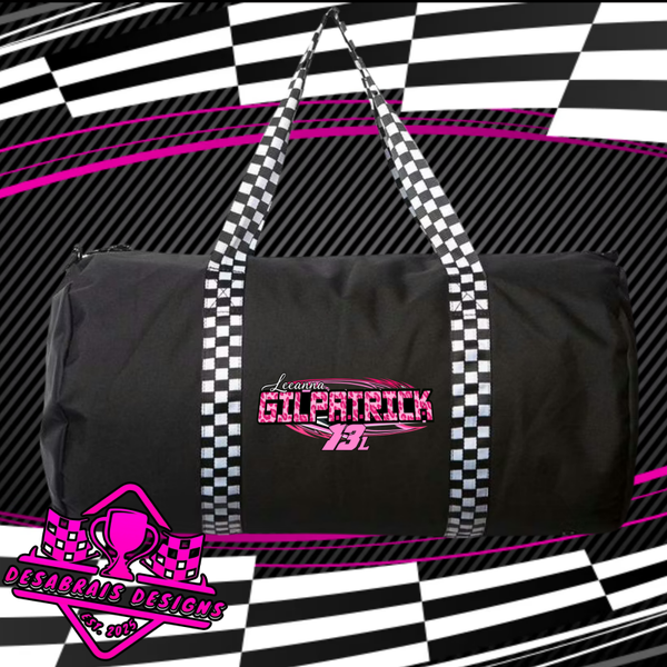 Kyle Scott Checkered Flag Duffle Bag