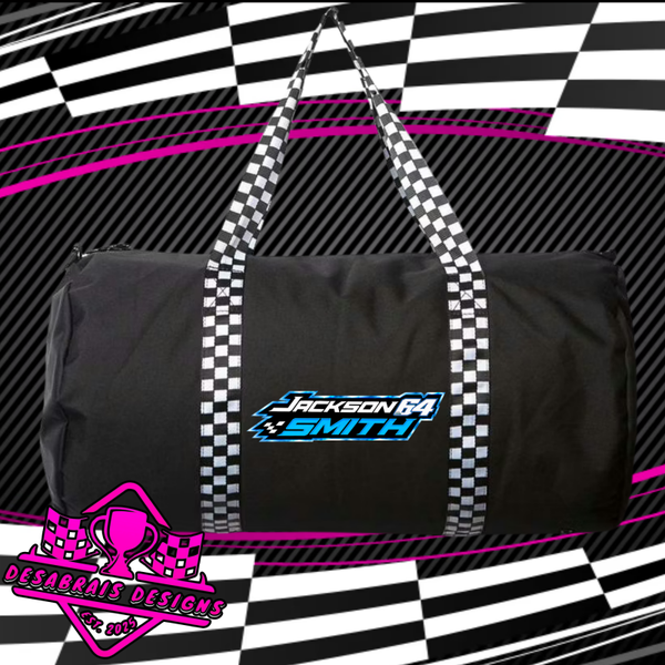 Jackson Smith Checkered Flag Duffle Bag