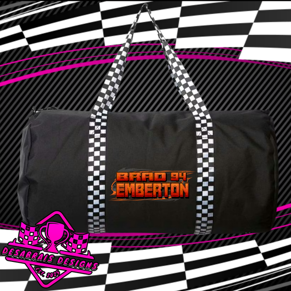 Brad Emberton Checkered Flag Duffle Bag