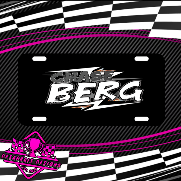 Chase Berg License Plate