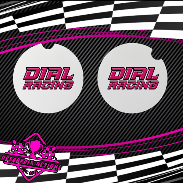 Dial Racing Car Coasters