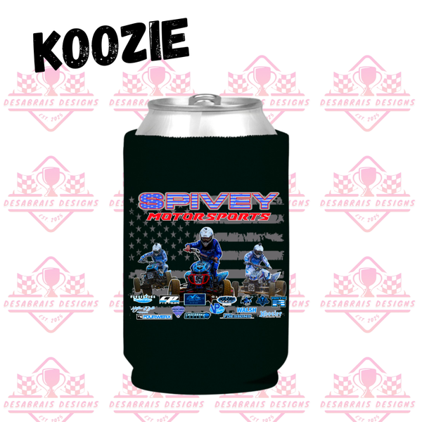 Spivey Motorsports Koozies