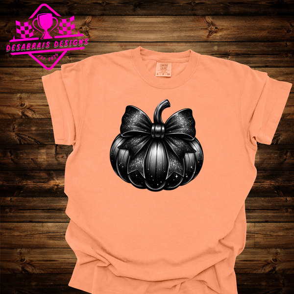 Black Sparkle Fall Tee