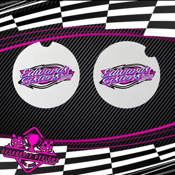 Edwards Sisters Car Coasters