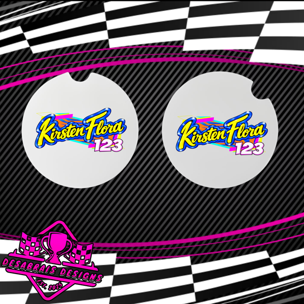 Kirsten Flora Car Coasters