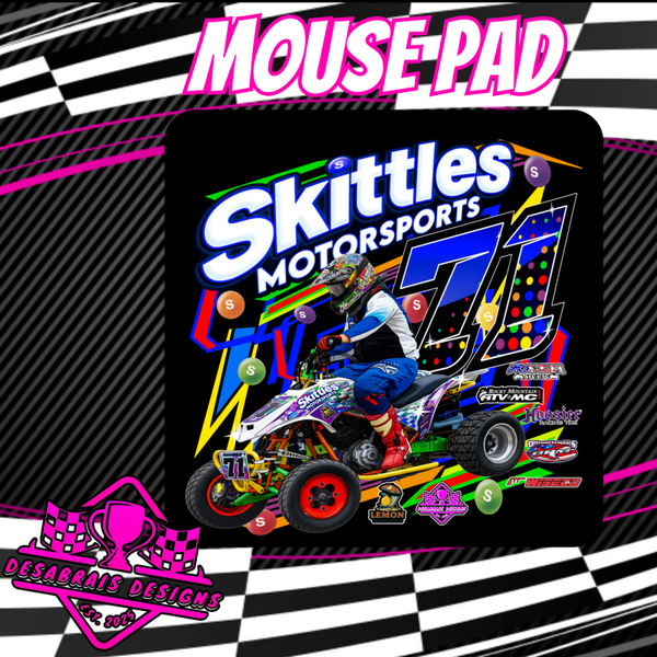 Skittles Motorsports Mouse Pad