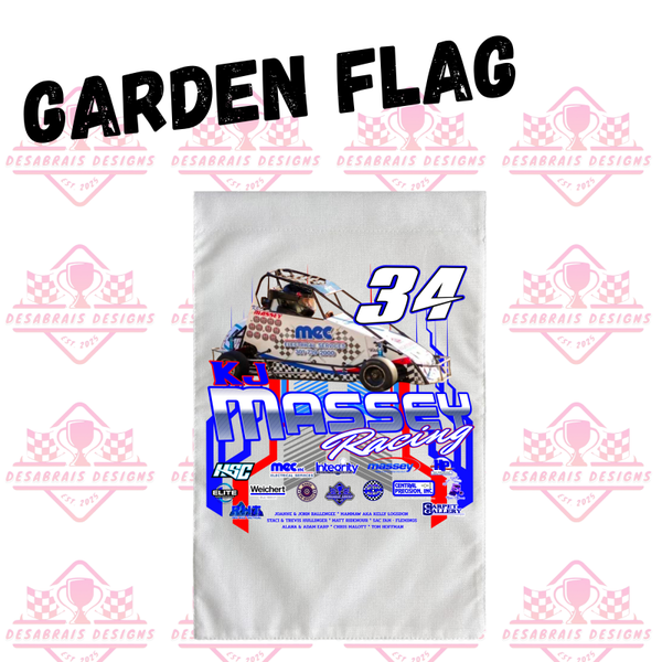 KJ Massey Garden Flag
