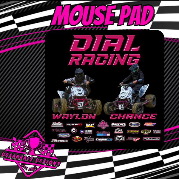 Dial Racing Mouse Pad