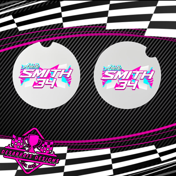 Arielle Smith Car Coasters