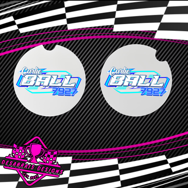 Carlie Ball Car Coasters