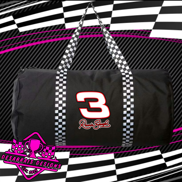 Ronnie Sharp Checkered Flag Duffle Bag