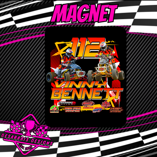 Vinny Bennett Fridge Magnet