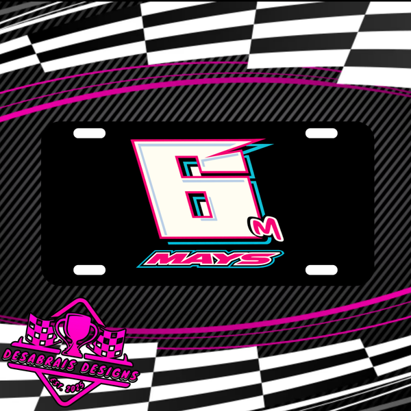 Marcus Mays License Plate