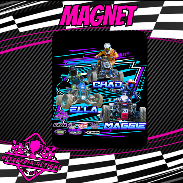 Allen Racing Fridge Magnet