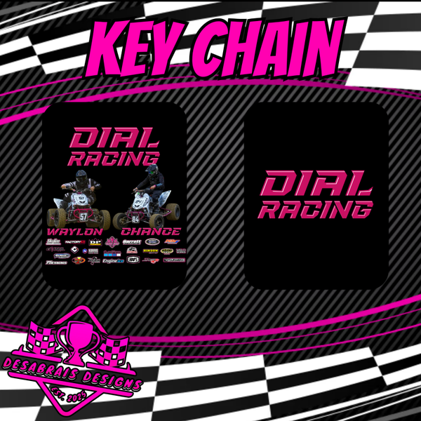 Dial Racing Key Chain