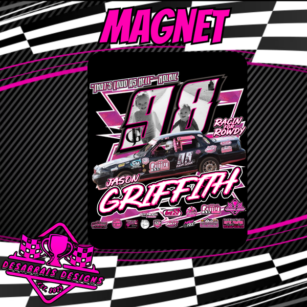 Jason Griffith Fridge Magnet