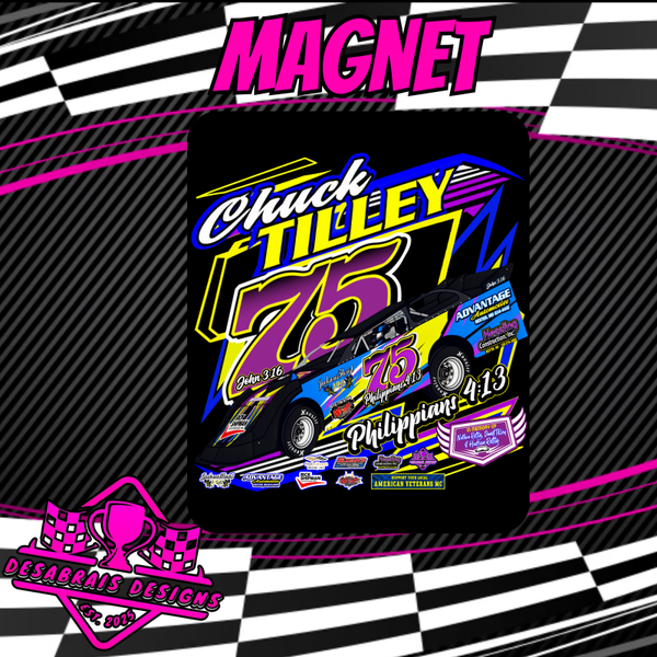Chuck Tilley Fridge Magnet