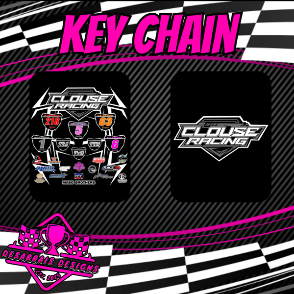 Clouse Racing Key Chain