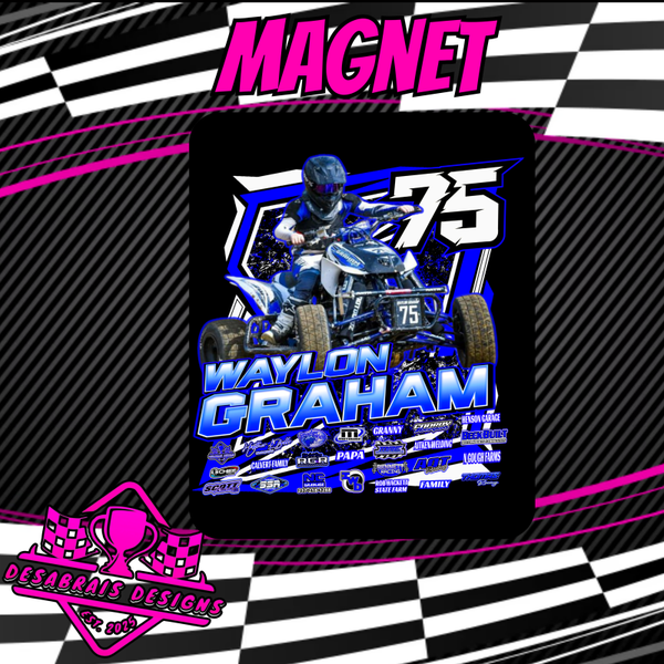 Waylon Graham Fridge Magnet