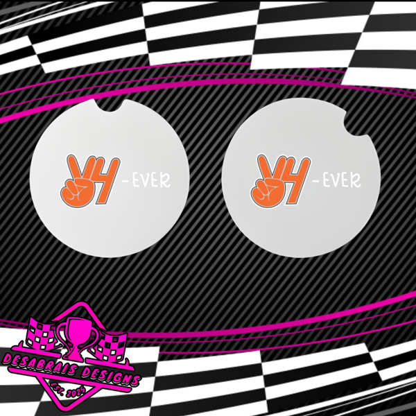 NEEDT Round 8 Car Coasters