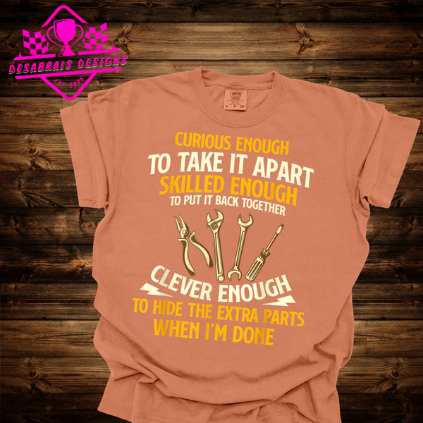 Hide The Extra Parts #3 Comfort Color Plus Size Tee