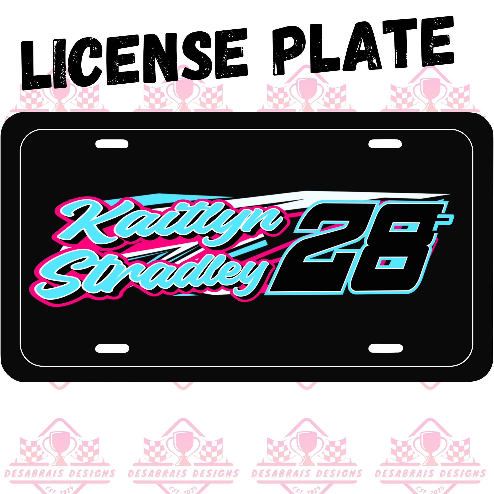 Kaitlyn Stradley License Plate