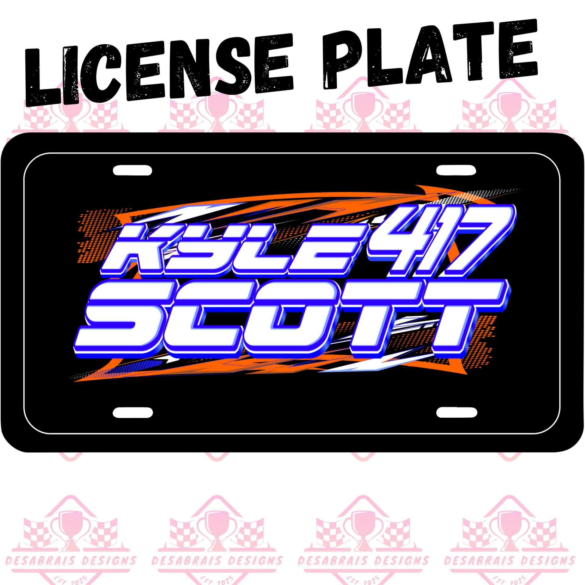 Kyle Scott License Plate