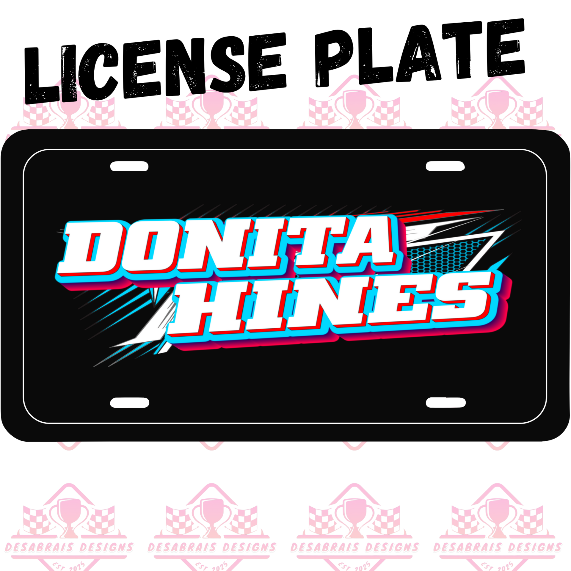 Donita Hines License Plate