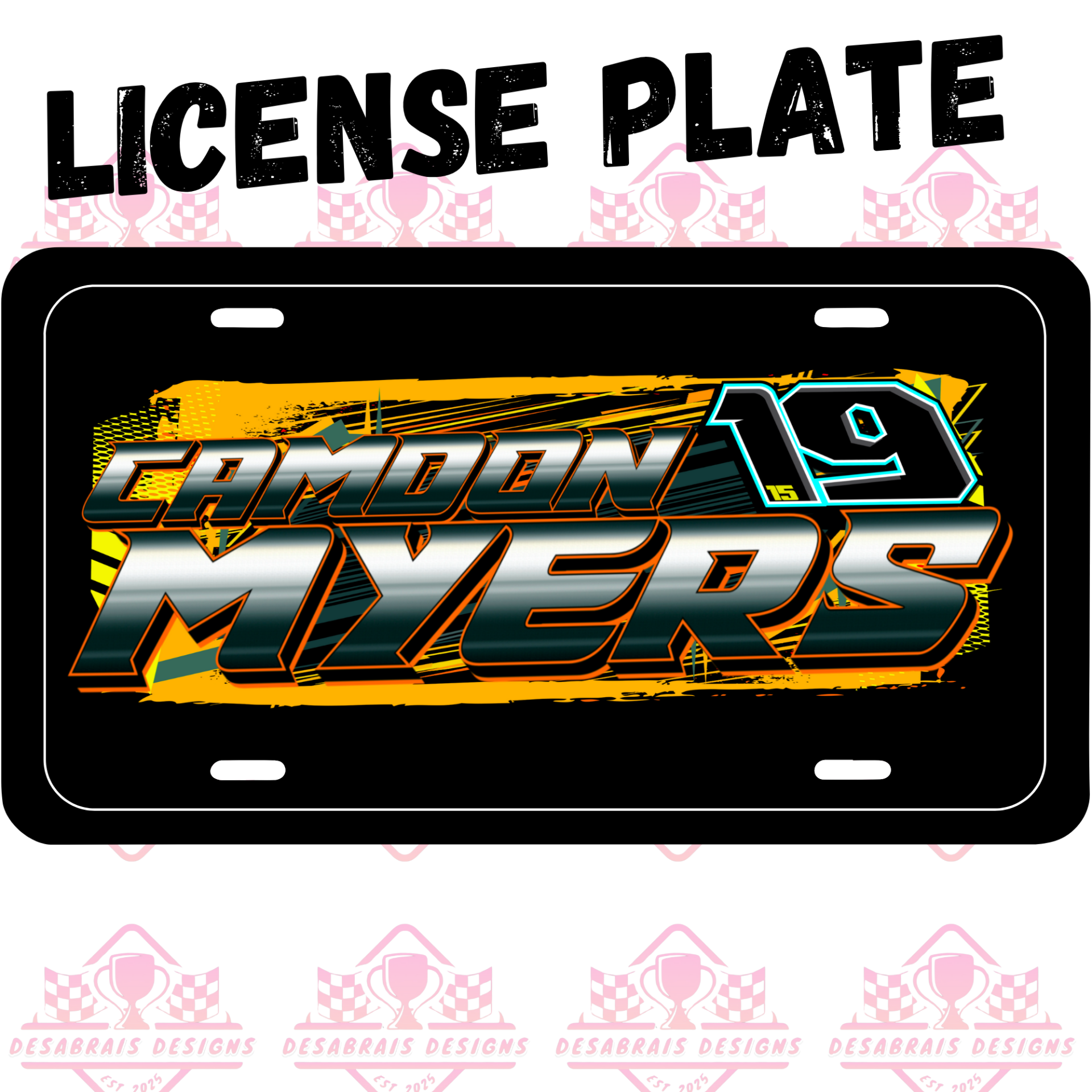 Camdon Myers License Plate