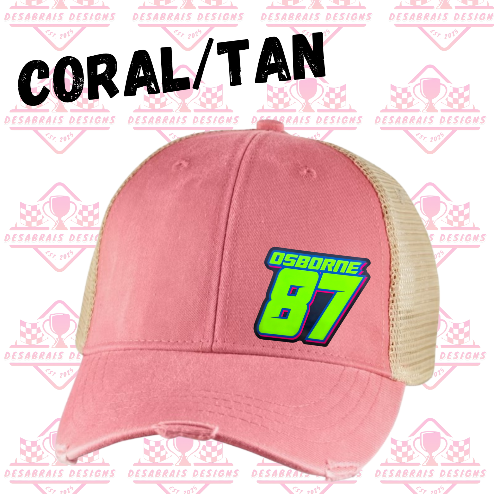 Osborne Motorsports Distressed Hat