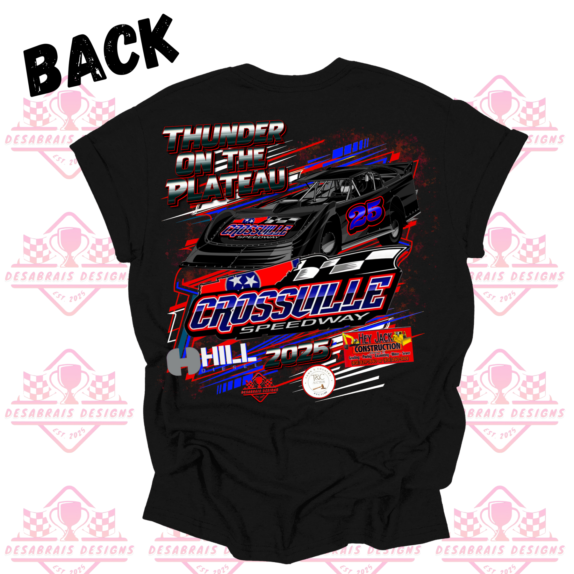 Crossville Speedway Plus Size Tee