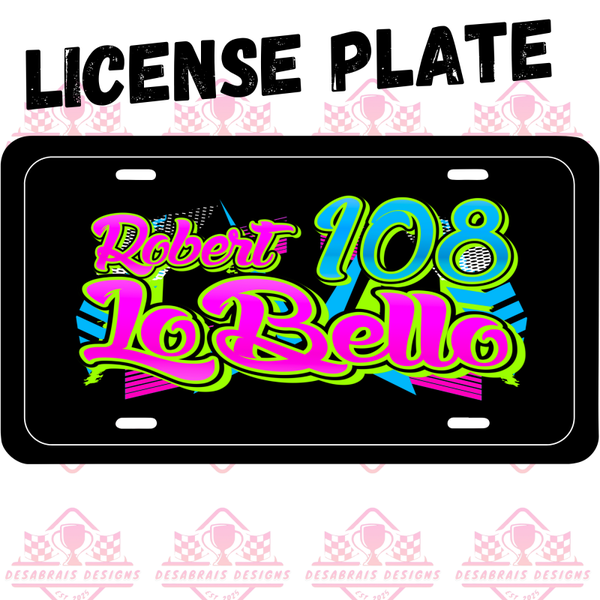 Robert LoBello License Plate