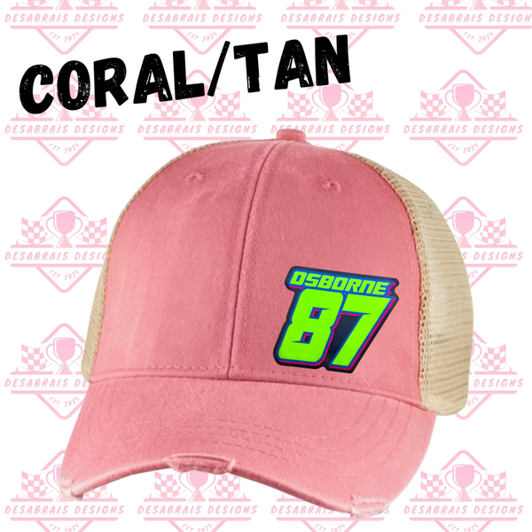 Osborne Motorsports Distressed Hat