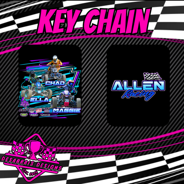 Allen Racing Key Chain