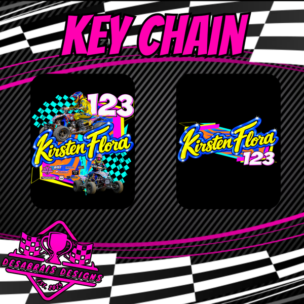 Kirsten Flora Key Chain