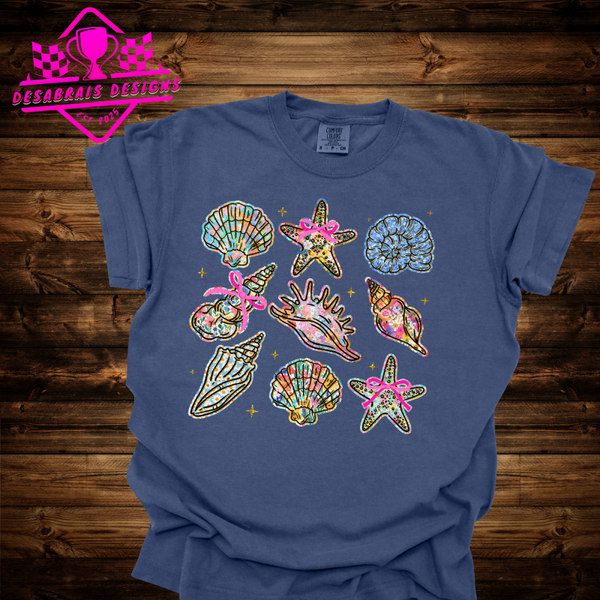 SeaShells #30 Comfort Color Plus Size Tee