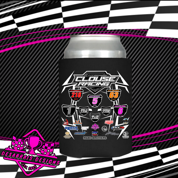 Clouse Racing Koozies