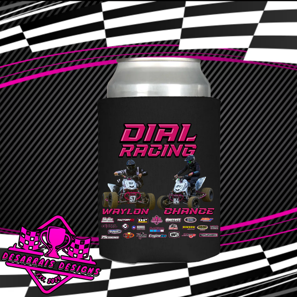 Dial Racing Koozies